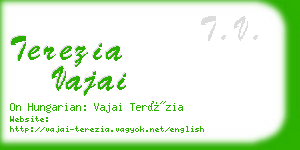 terezia vajai business card